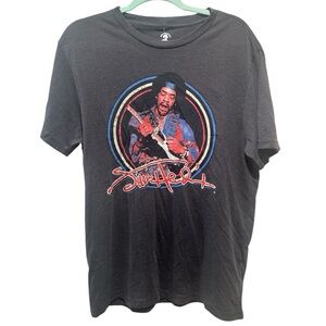 Jimi Hendrix Black 1969 Tour Graphic T-Shirt NWT Size M